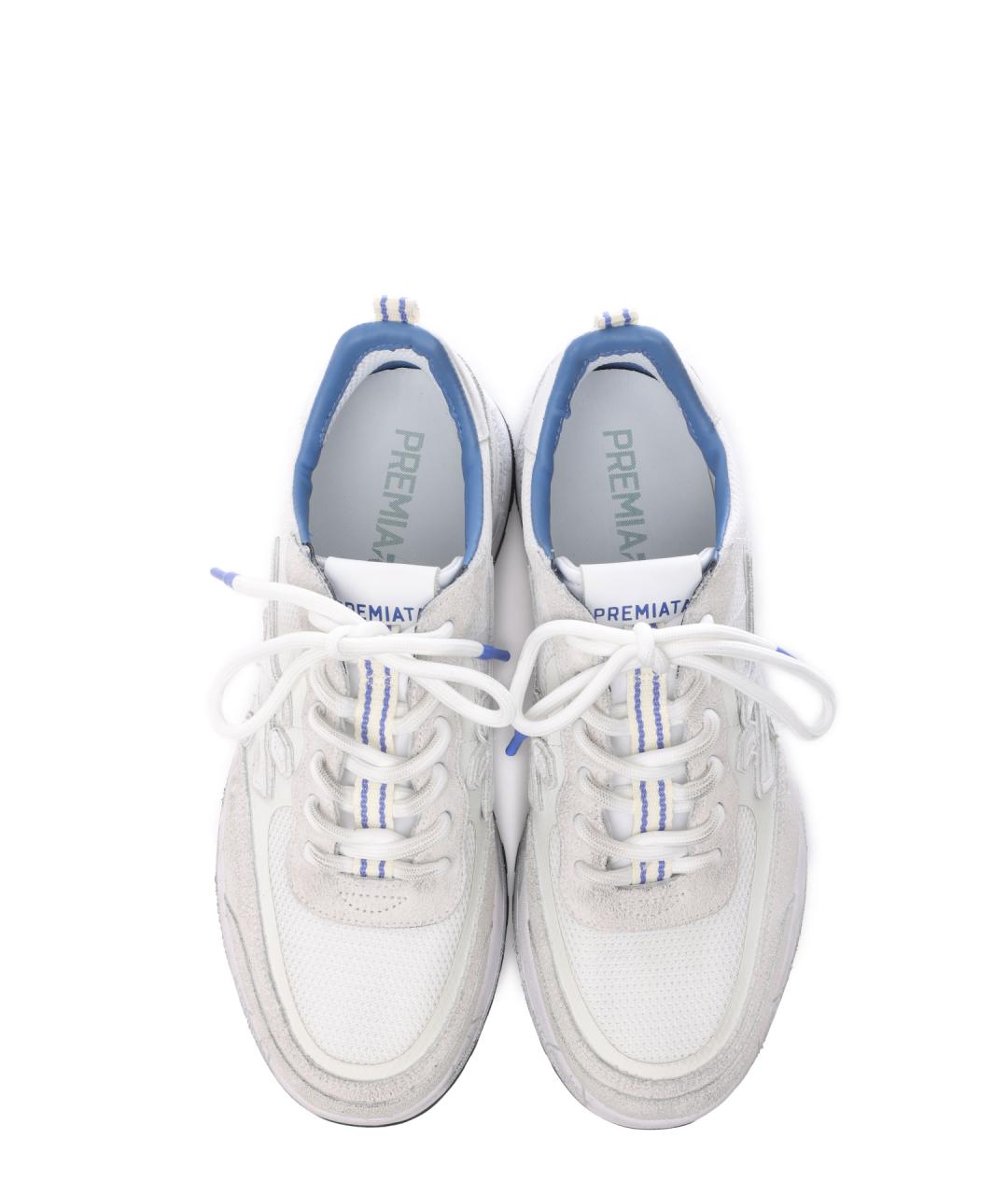 PREMIATA Белые низкие кроссовки / кеды, фото 4