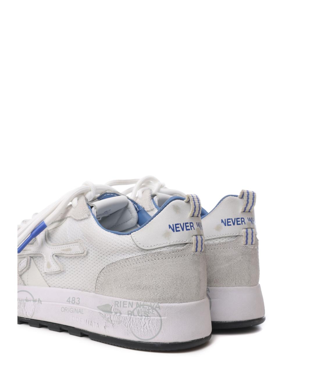 PREMIATA Белые низкие кроссовки / кеды, фото 6