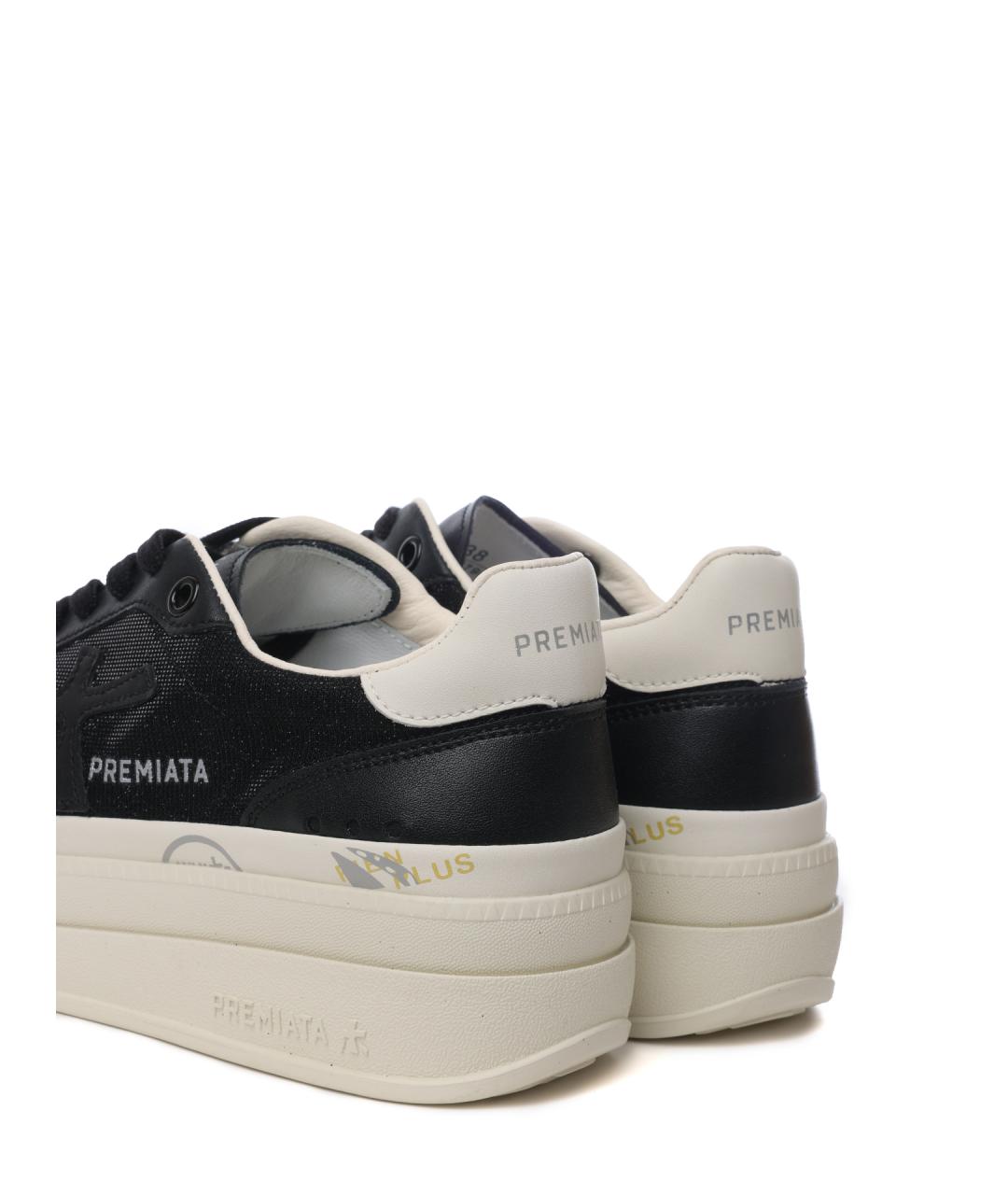 PREMIATA Черные кожаные кеды, фото 6