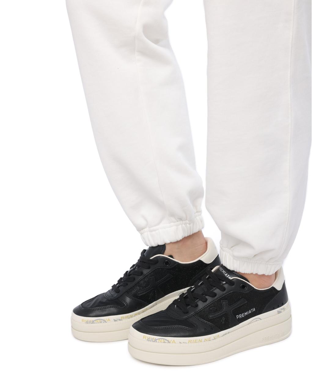PREMIATA Черные кожаные кеды, фото 7