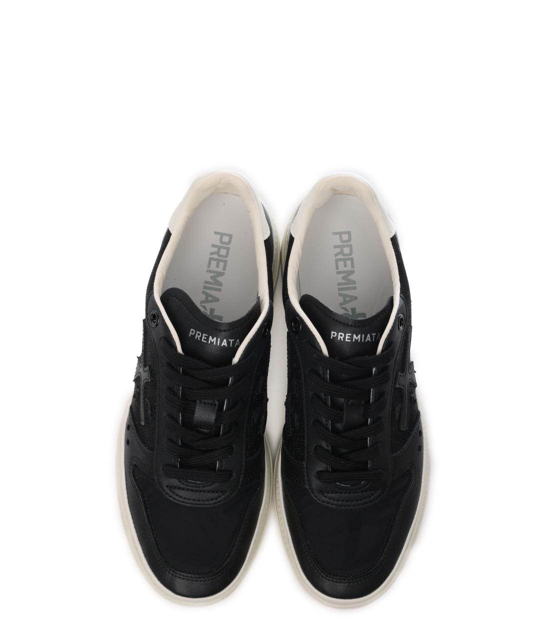 PREMIATA Черные кожаные кеды, фото 4