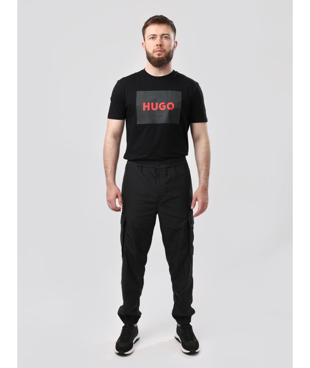 HUGO Полиэстеровые повседневные брюки, фото 2