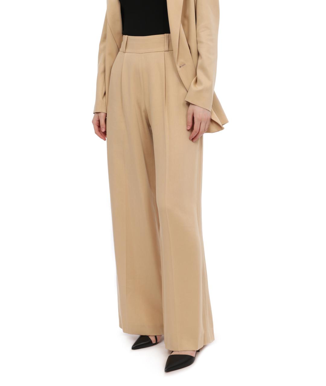 HUGO Бежевые прямые брюки, фото 5