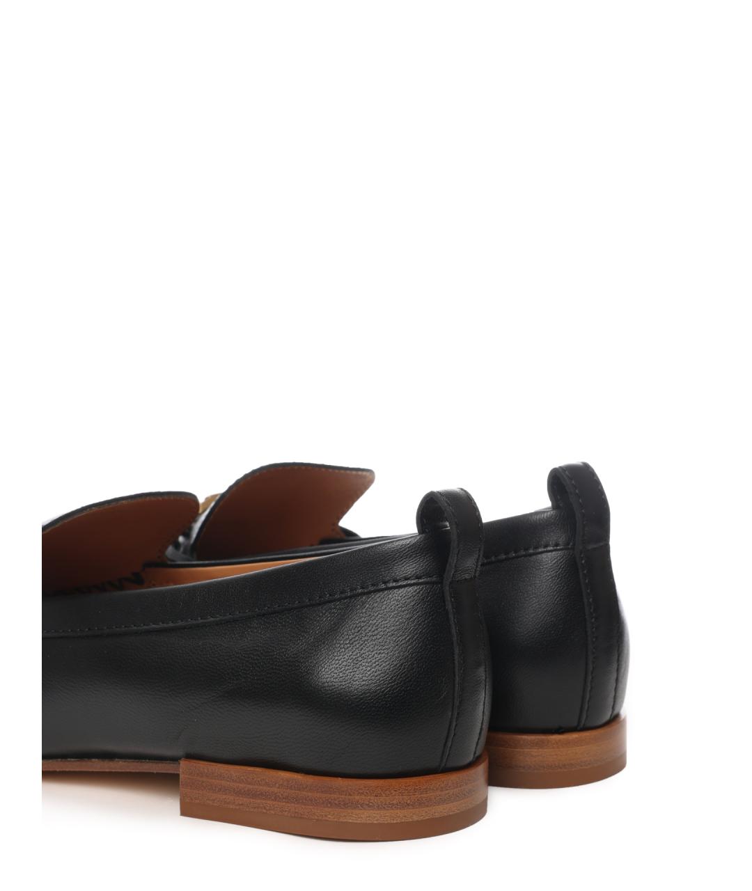 TOD'S Черные кожаные лоферы, фото 6