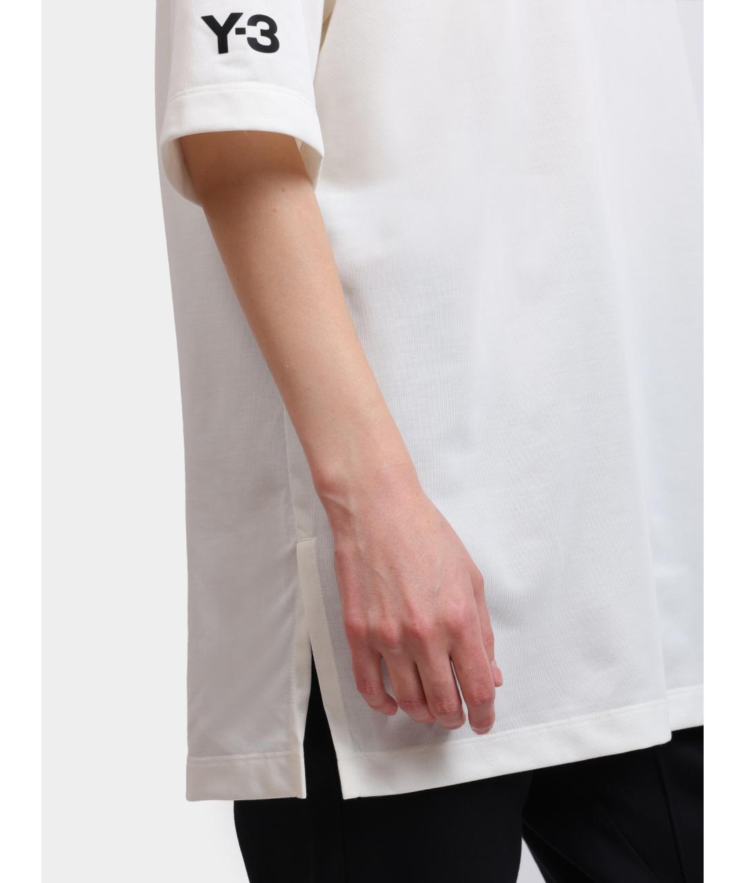 Y-3 Белая футболка, фото 4