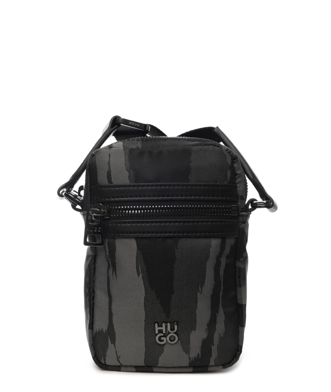 HUGO Черная сумка на плечо, фото 1
