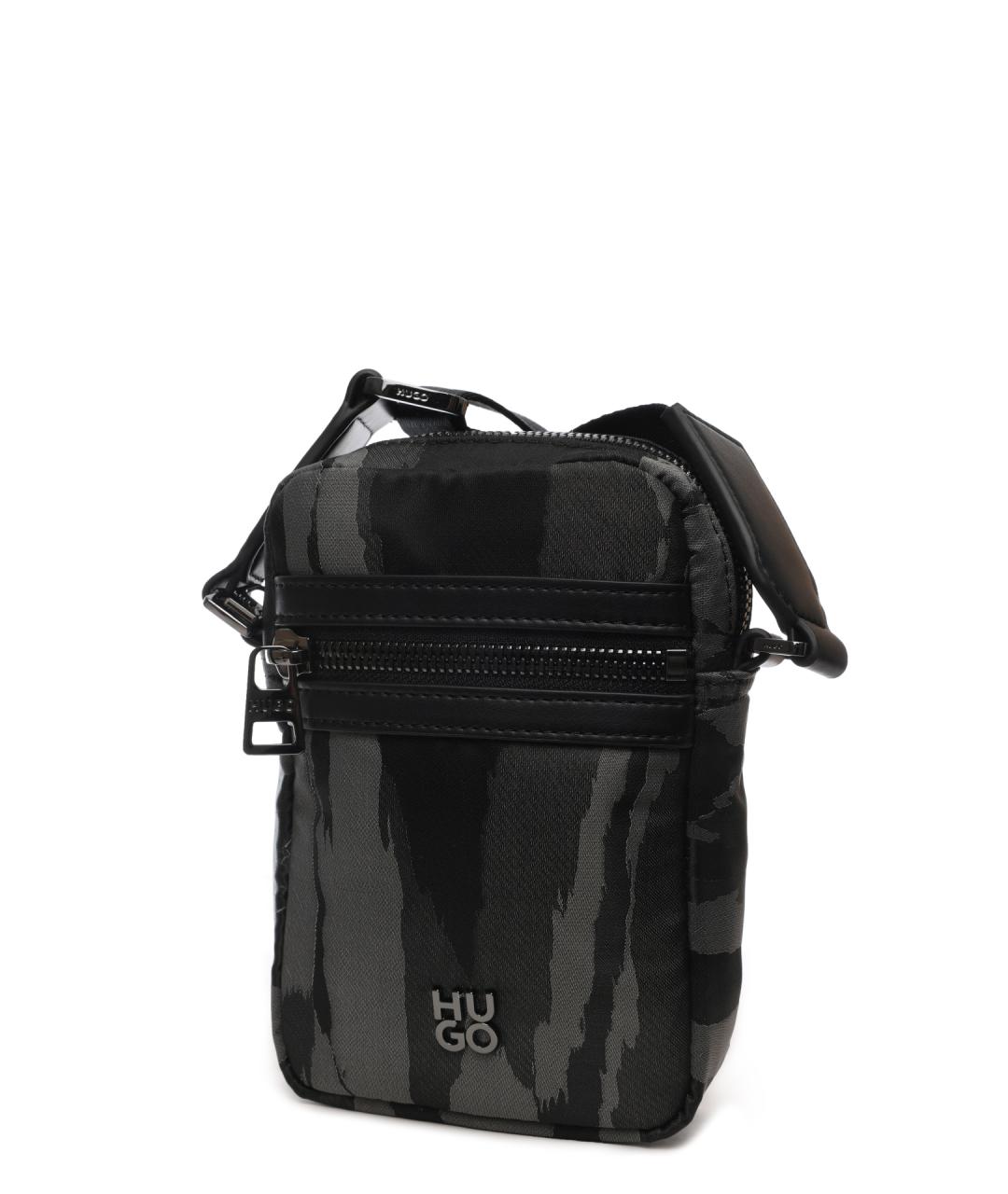 HUGO Черная сумка на плечо, фото 2