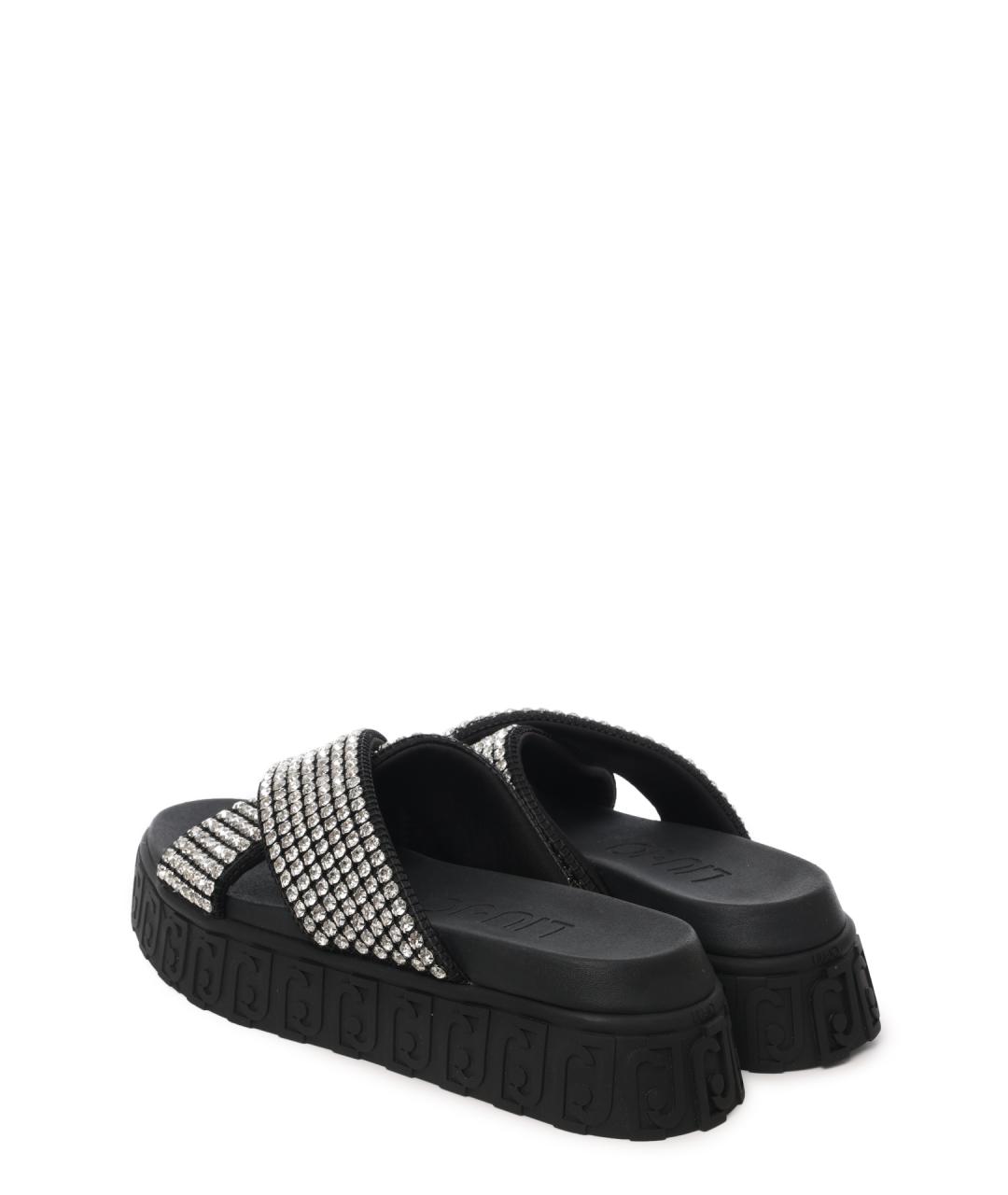 LIU JO Черные шлепанцы, фото 3