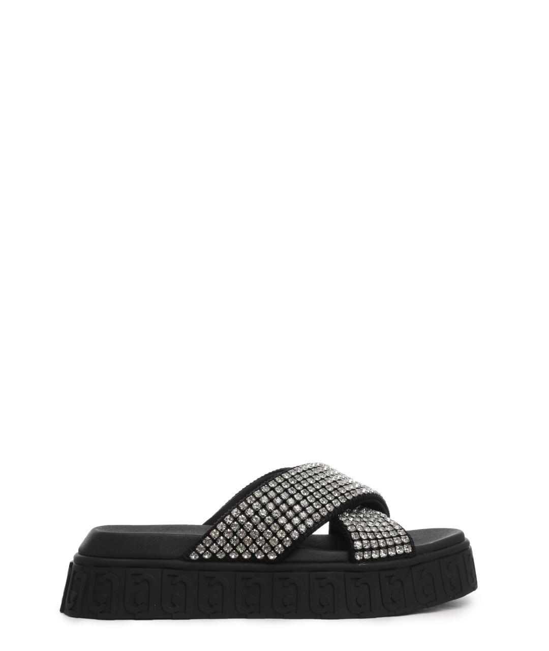 LIU JO Черные шлепанцы, фото 1