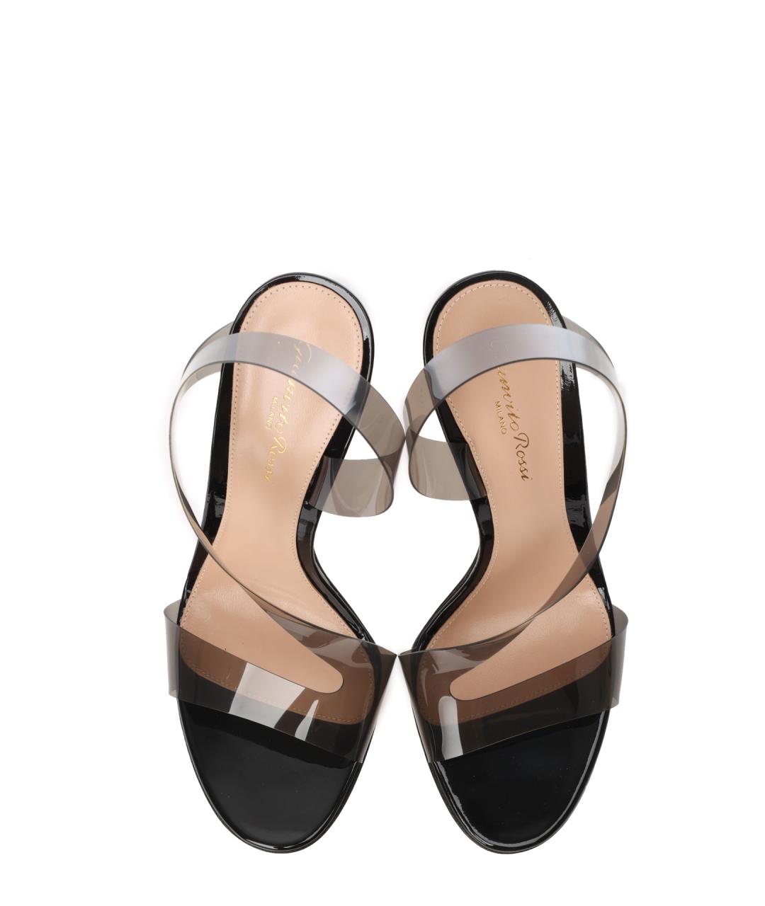 GIANVITO ROSSI Черные босоножки, фото 4