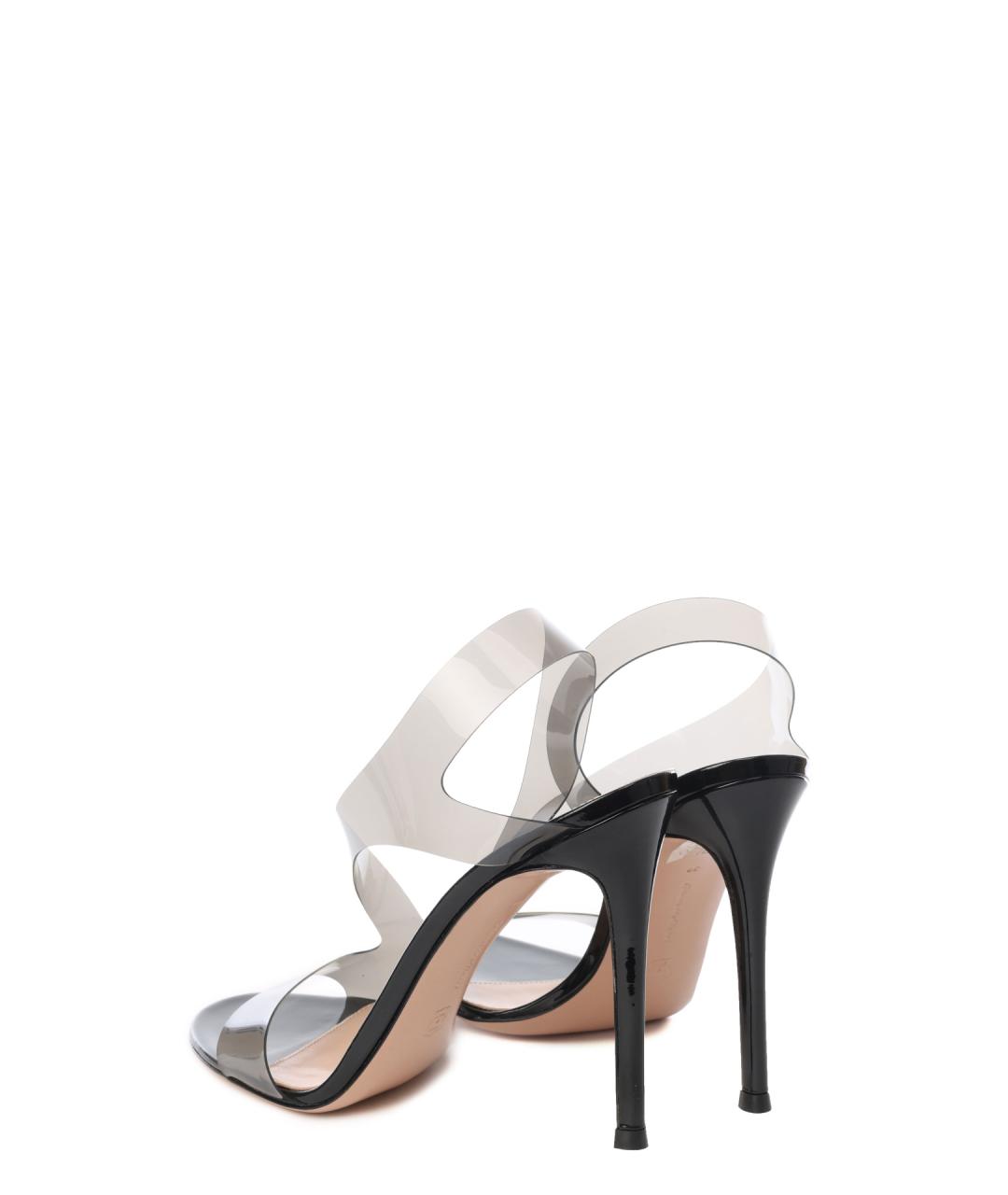 GIANVITO ROSSI Черные босоножки, фото 3