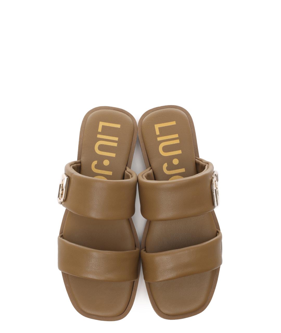 LIU JO Кожаные шлепанцы, фото 4