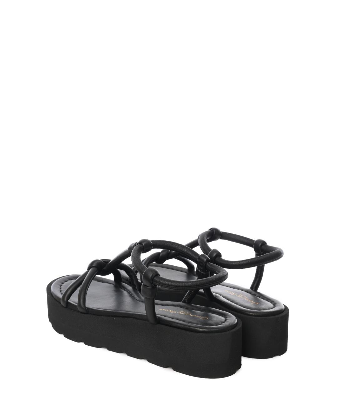 GIANVITO ROSSI Черные сандалии, фото 3