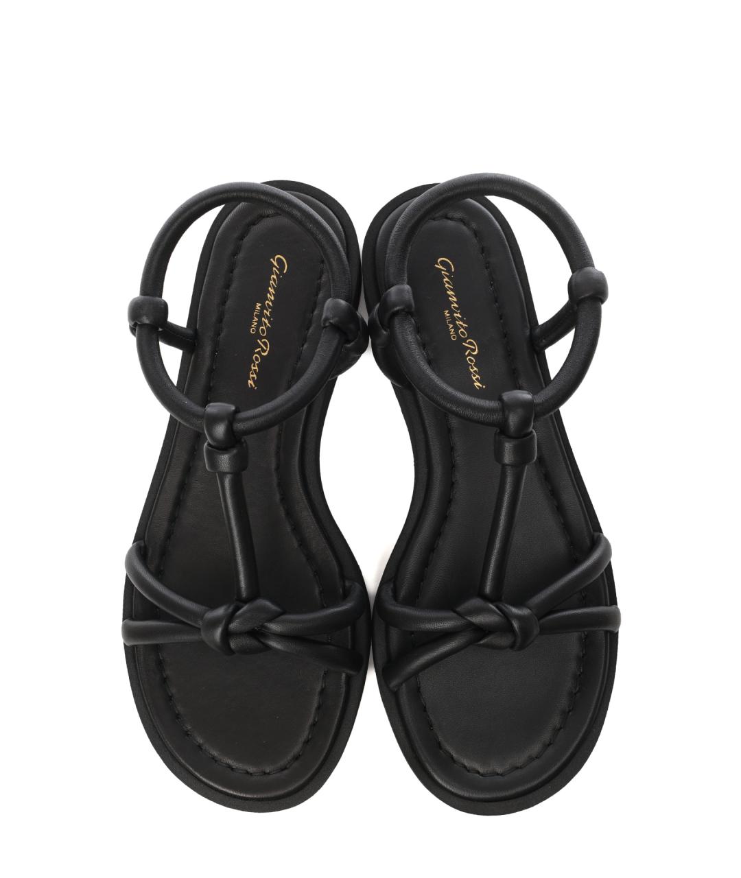 GIANVITO ROSSI Черные сандалии, фото 5
