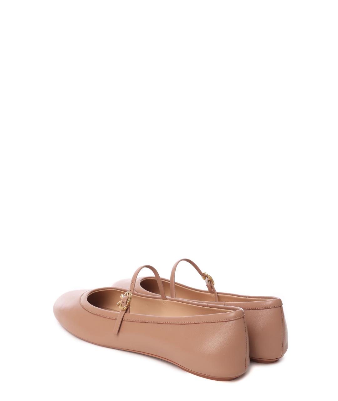 GIANVITO ROSSI Кожаные балетки, фото 3