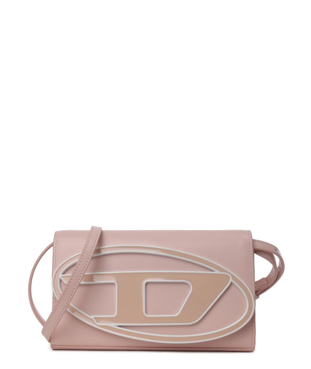 DIESEL Розовая сумка через плечо, фото 4