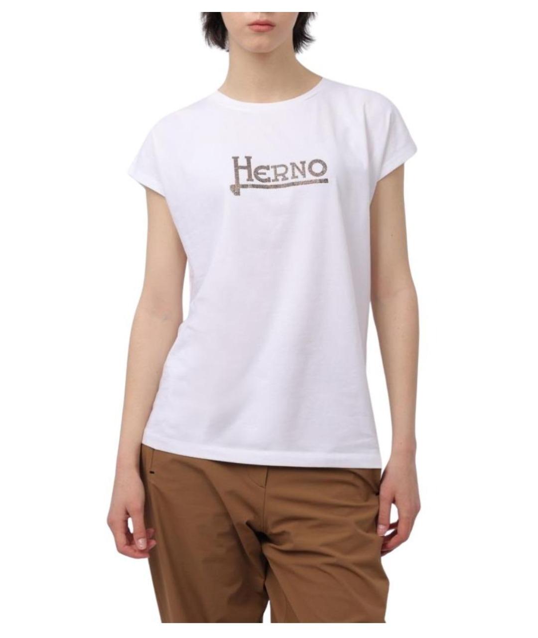 HERNO Хлопковая футболка, фото 1