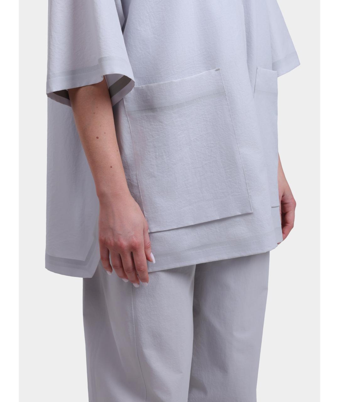 HERNO Серая рубашка, фото 4