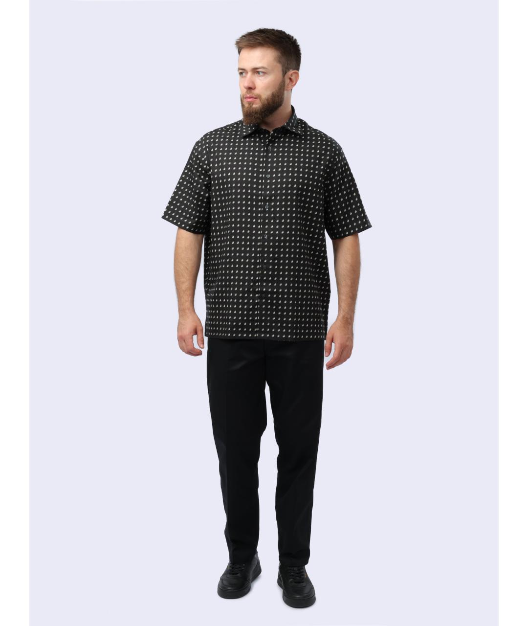 EMPORIO ARMANI Черная кэжуал рубашка, фото 2