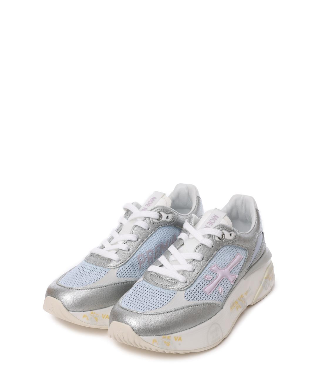 PREMIATA Серебряные кроссовки, фото 2