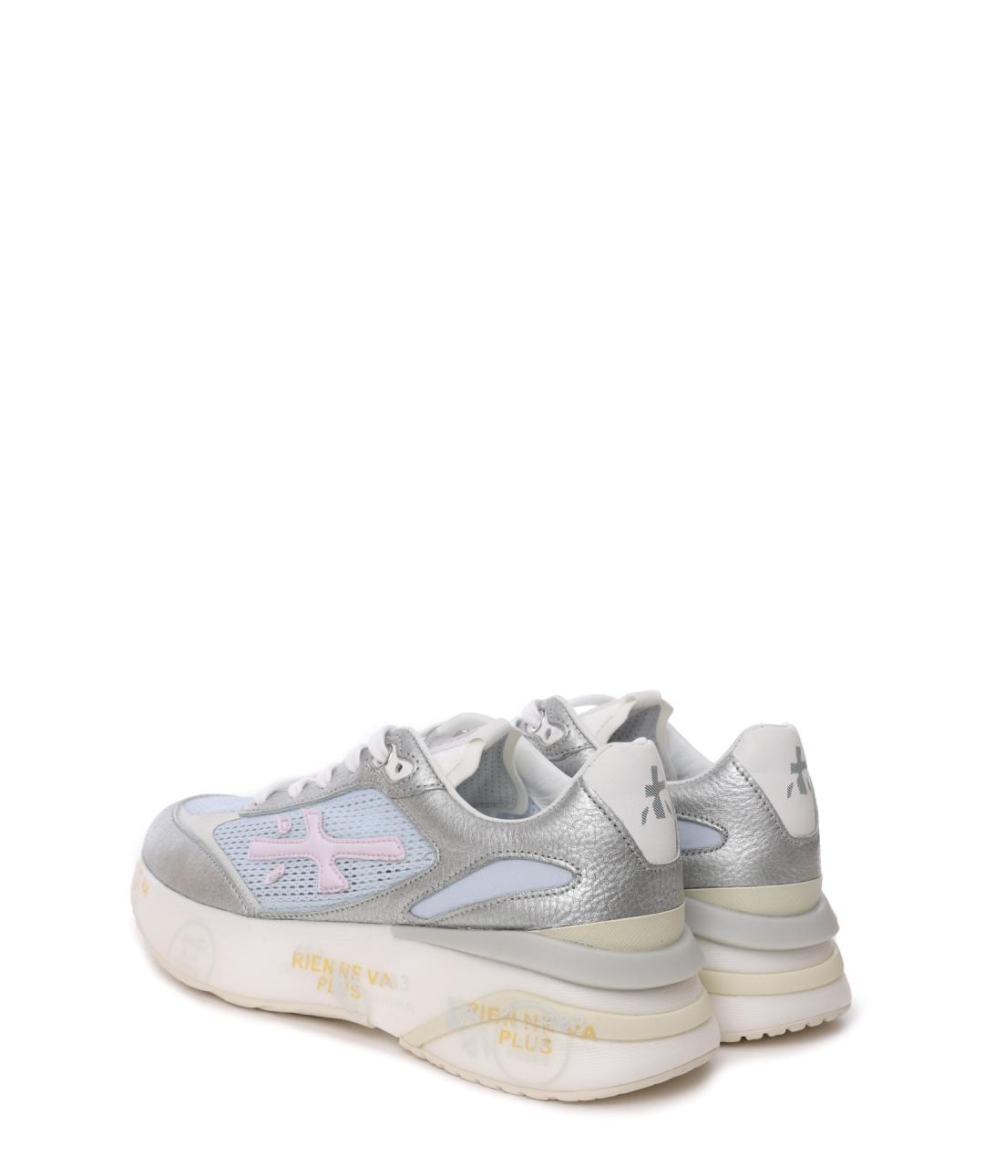 PREMIATA Серебряные кроссовки, фото 3