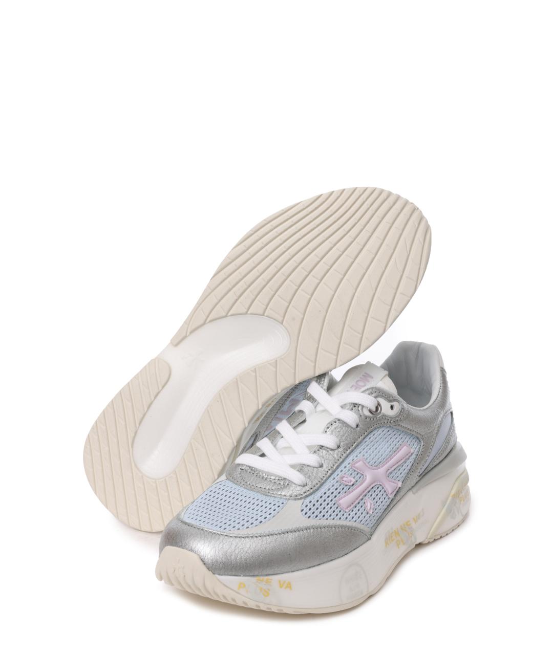 PREMIATA Серебряные кроссовки, фото 4