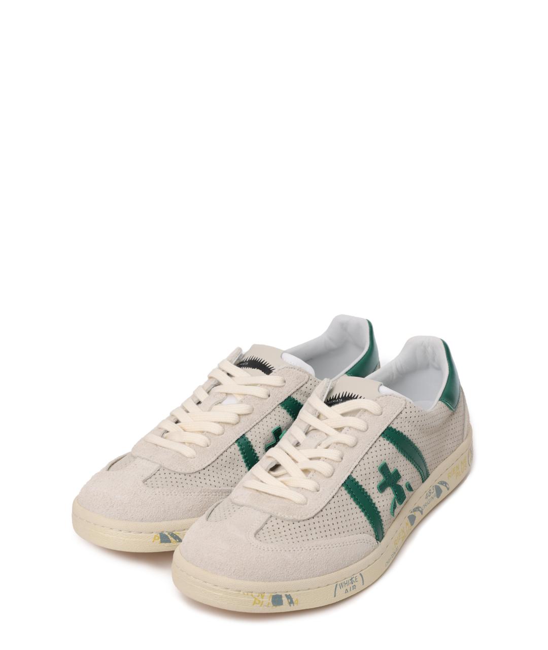 PREMIATA Серые низкие кроссовки / кеды, фото 2