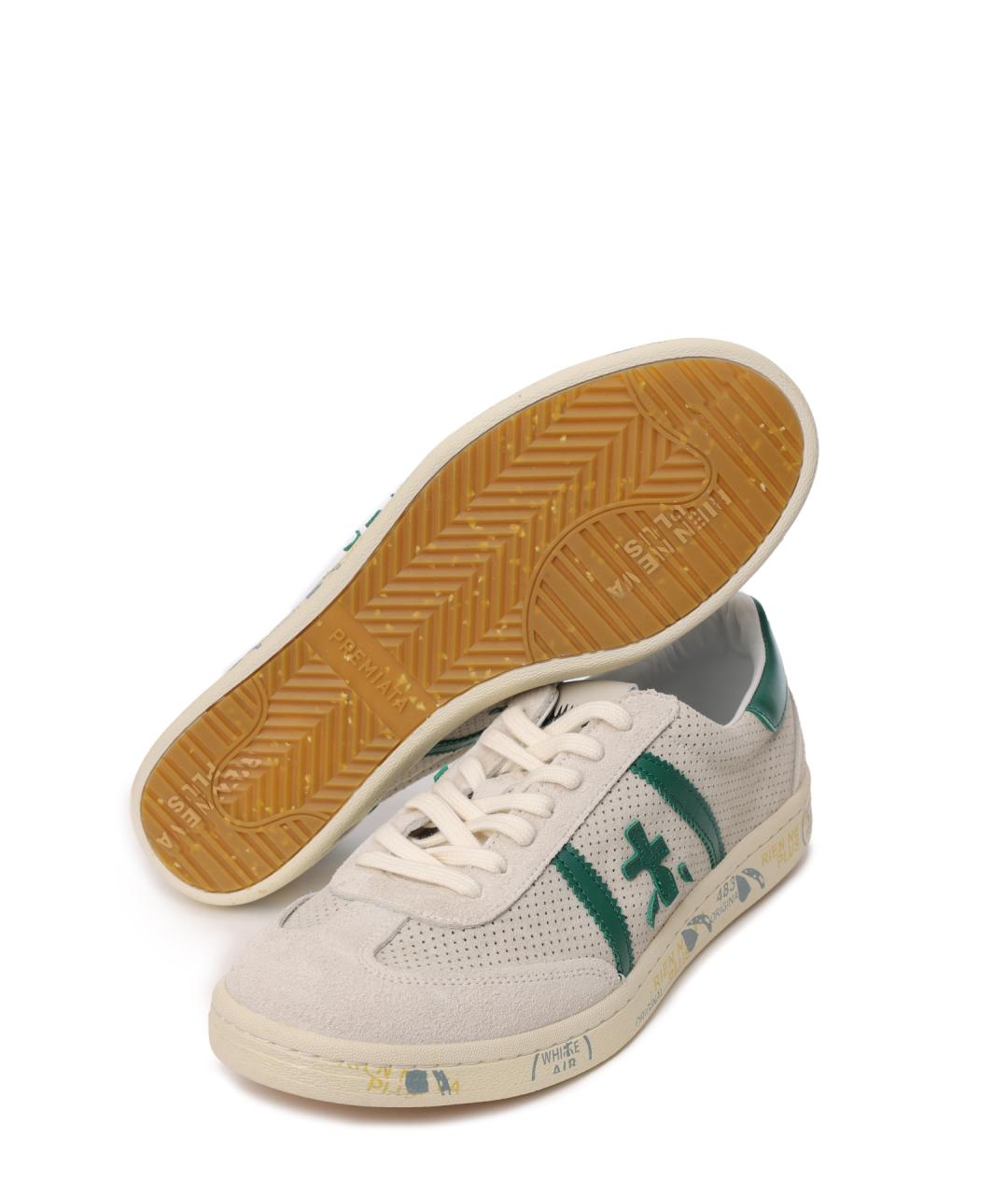 PREMIATA Серые низкие кроссовки / кеды, фото 4