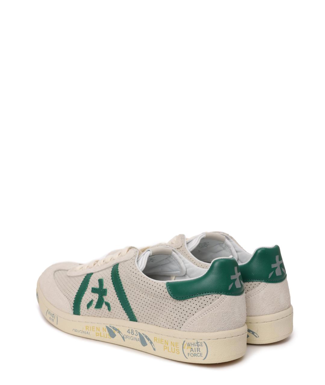 PREMIATA Серые низкие кроссовки / кеды, фото 3