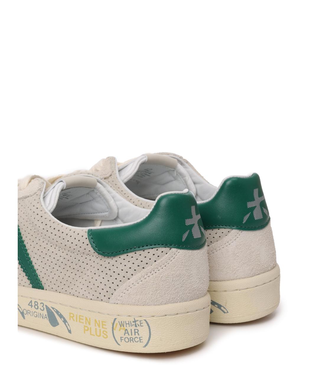 PREMIATA Серые низкие кроссовки / кеды, фото 6