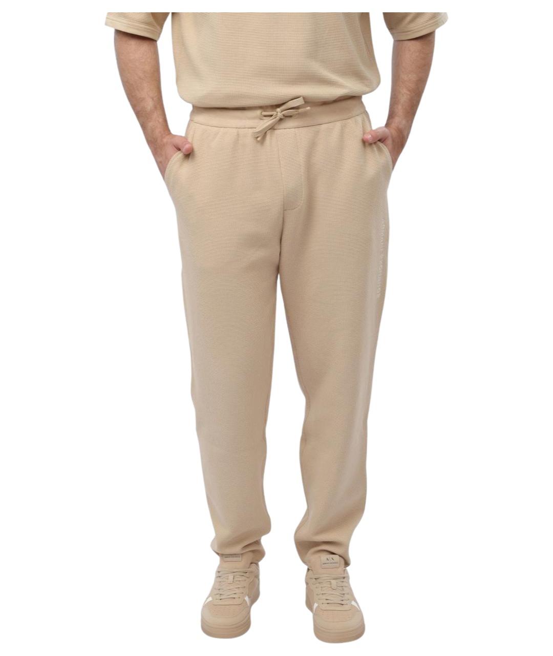 ARMANI EXCHANGE Бежевые повседневные брюки, фото 1