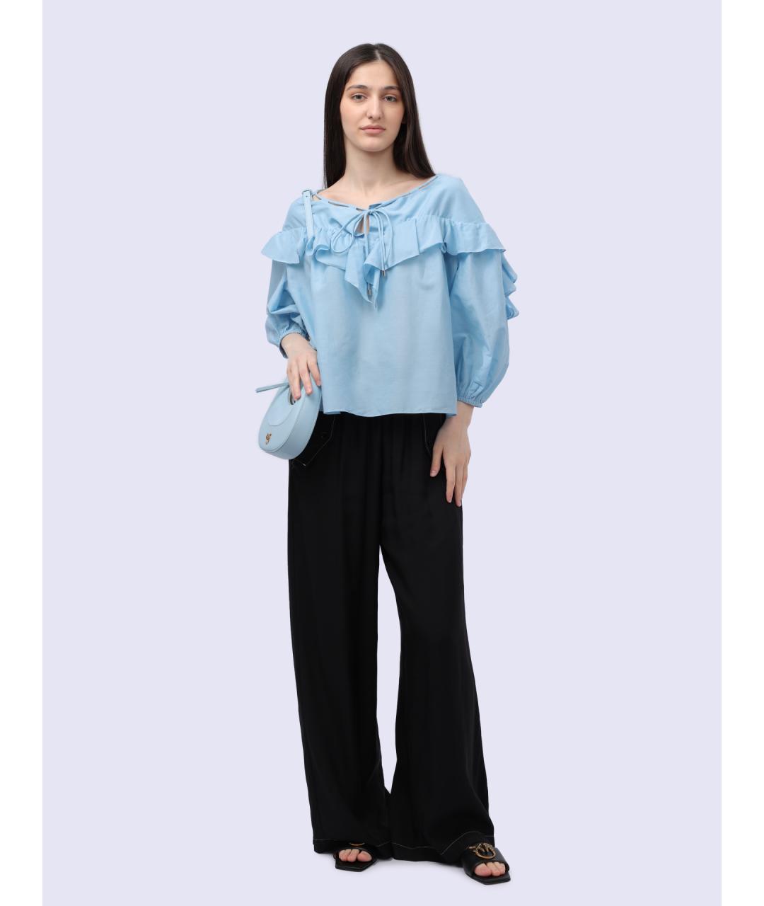 PINKO Голубая блузы, фото 2