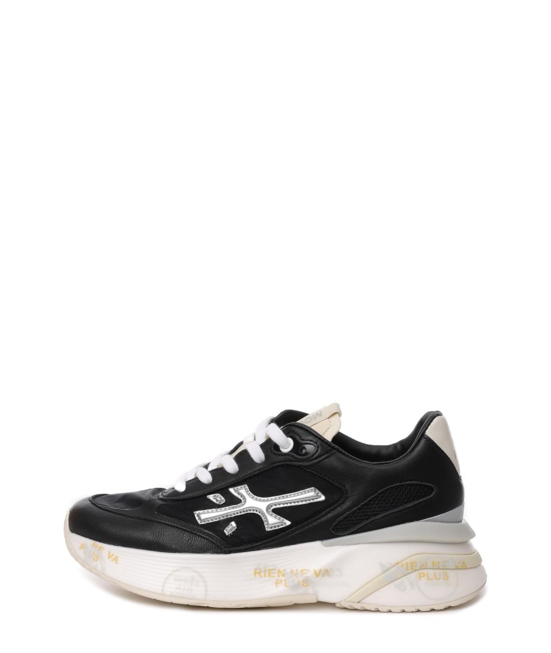 PREMIATA Черные кожаные кроссовки, фото 7