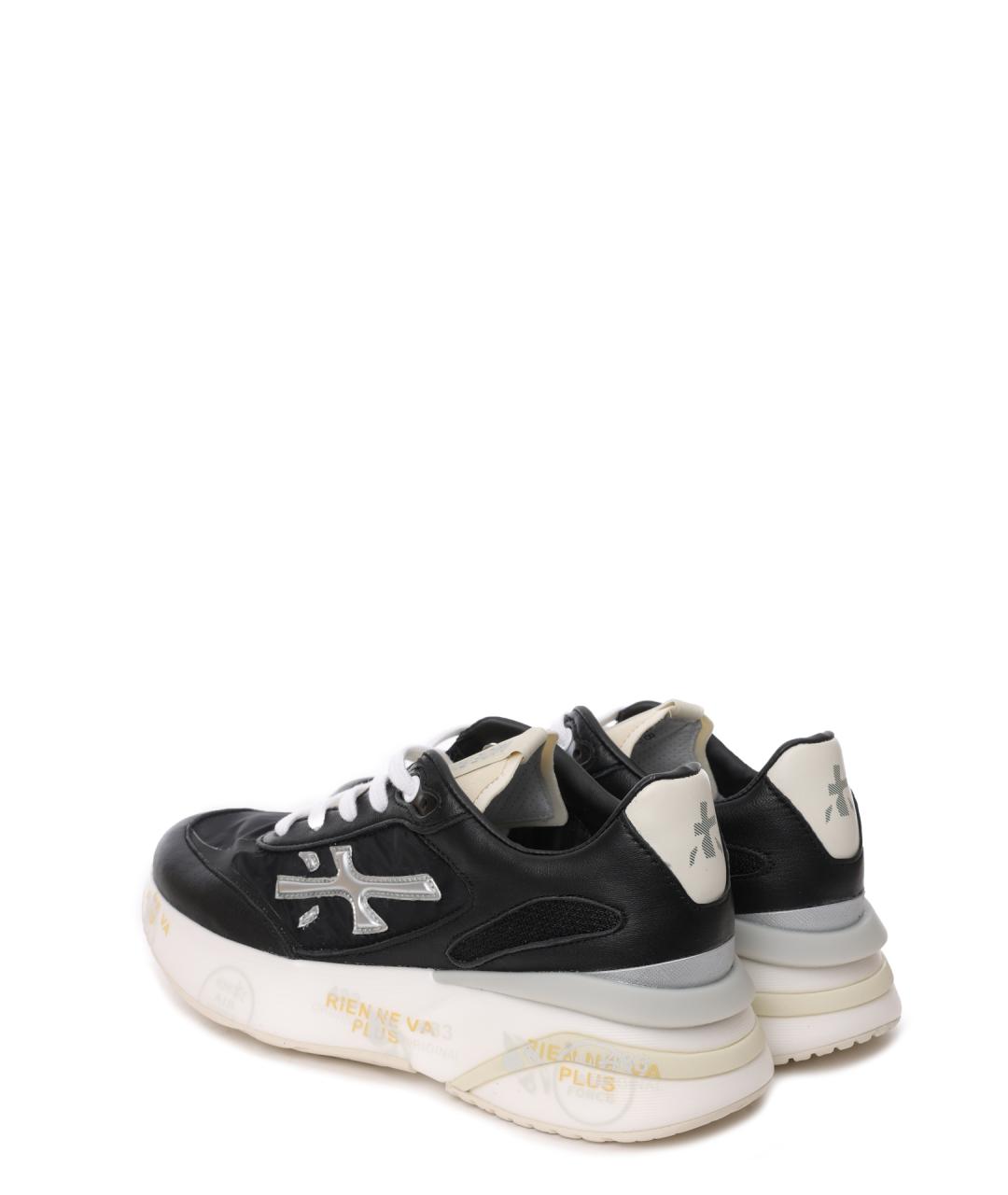PREMIATA Черные кожаные кроссовки, фото 3
