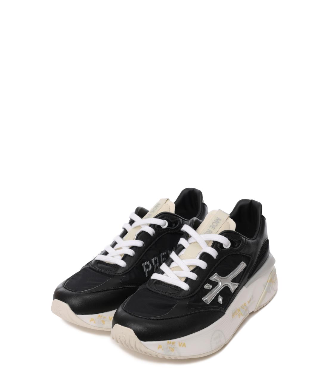 PREMIATA Черные кожаные кроссовки, фото 2