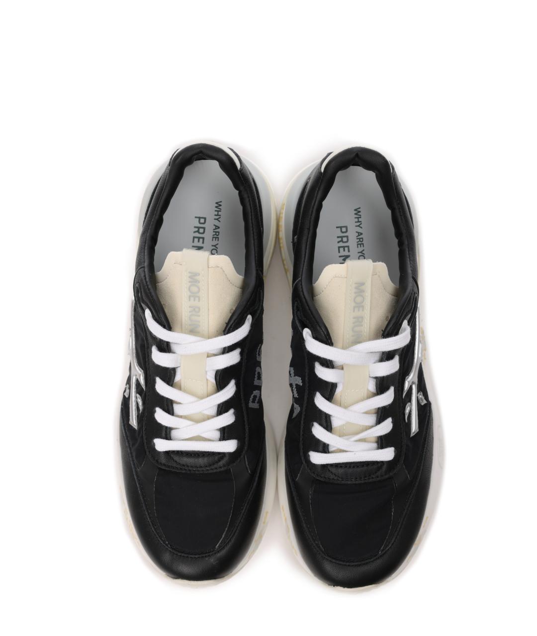 PREMIATA Черные кожаные кроссовки, фото 5