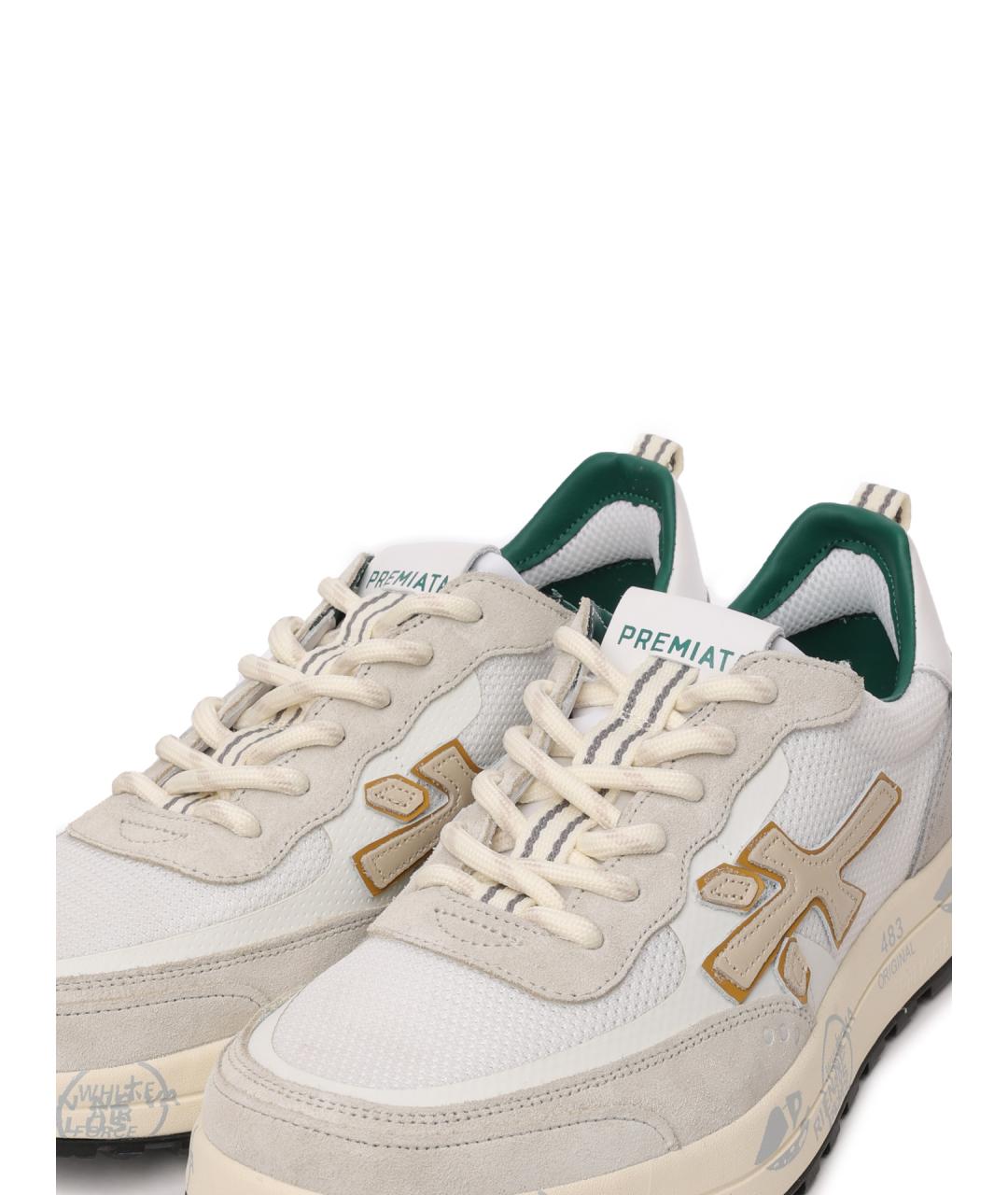 PREMIATA Белые низкие кроссовки / кеды, фото 6