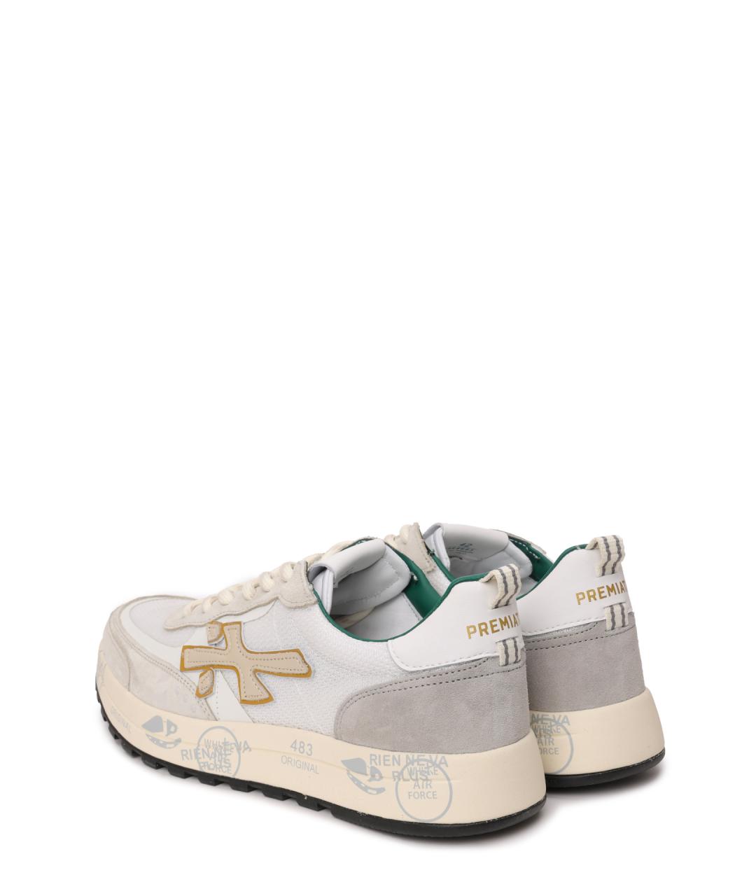 PREMIATA Белые низкие кроссовки / кеды, фото 3