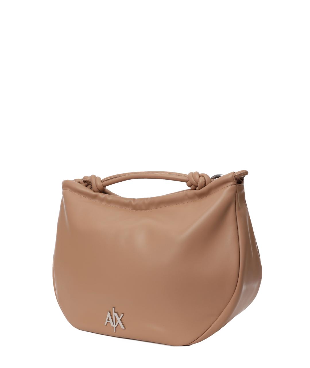 ARMANI EXCHANGE Коричневая сумка с короткими ручками, фото 2