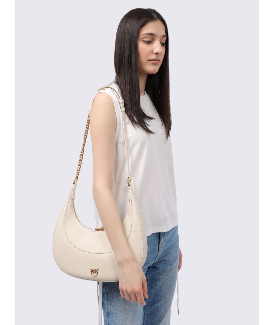 PINKO Белая сумка через плечо, фото 2