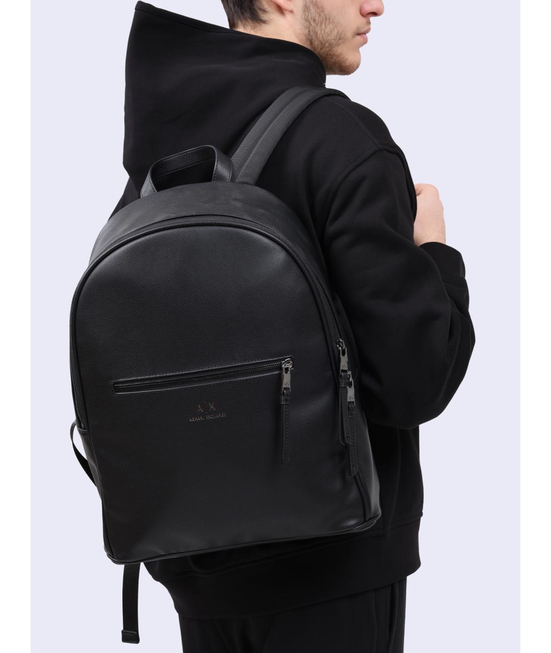 ARMANI EXCHANGE Черный рюкзак, фото 5