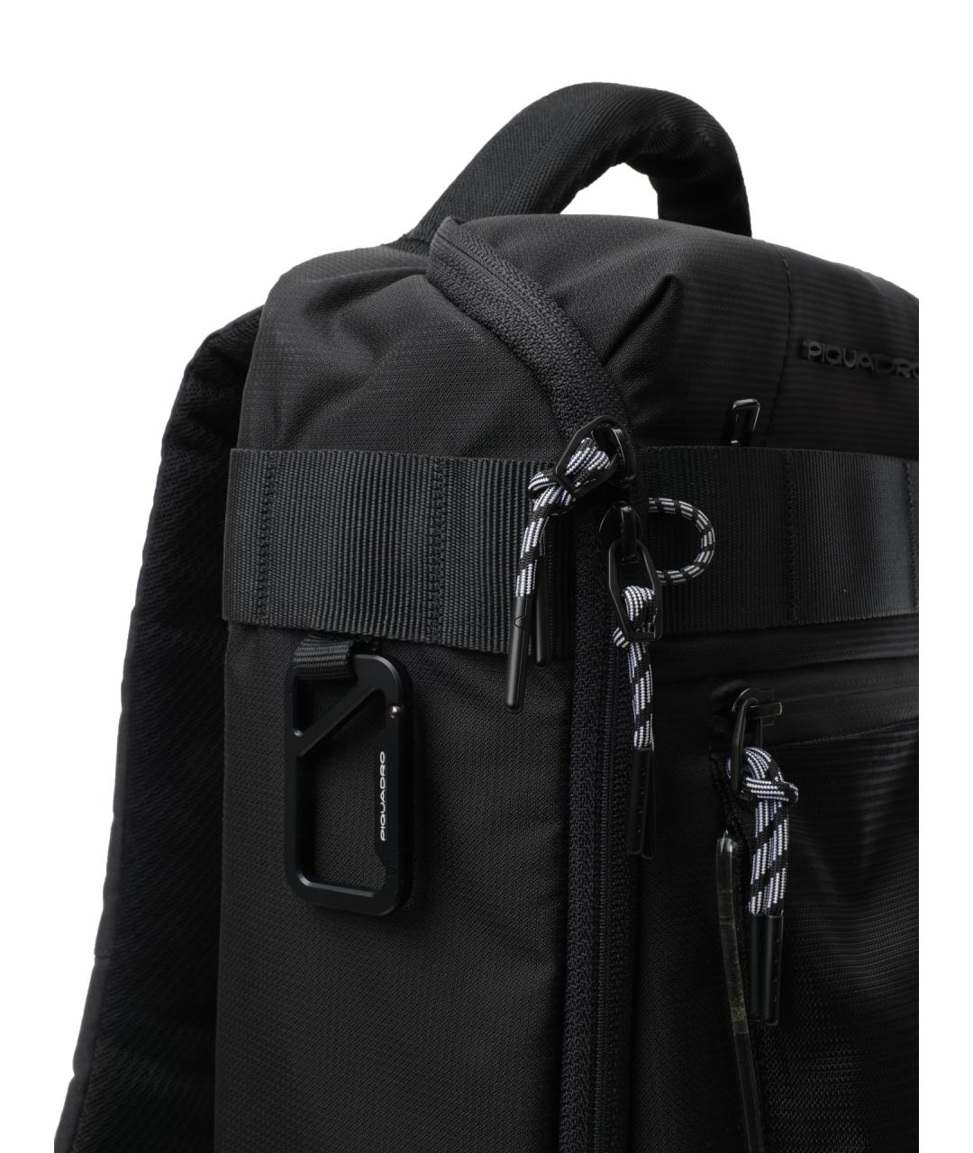 PIQUADRO Черный рюкзак, фото 5