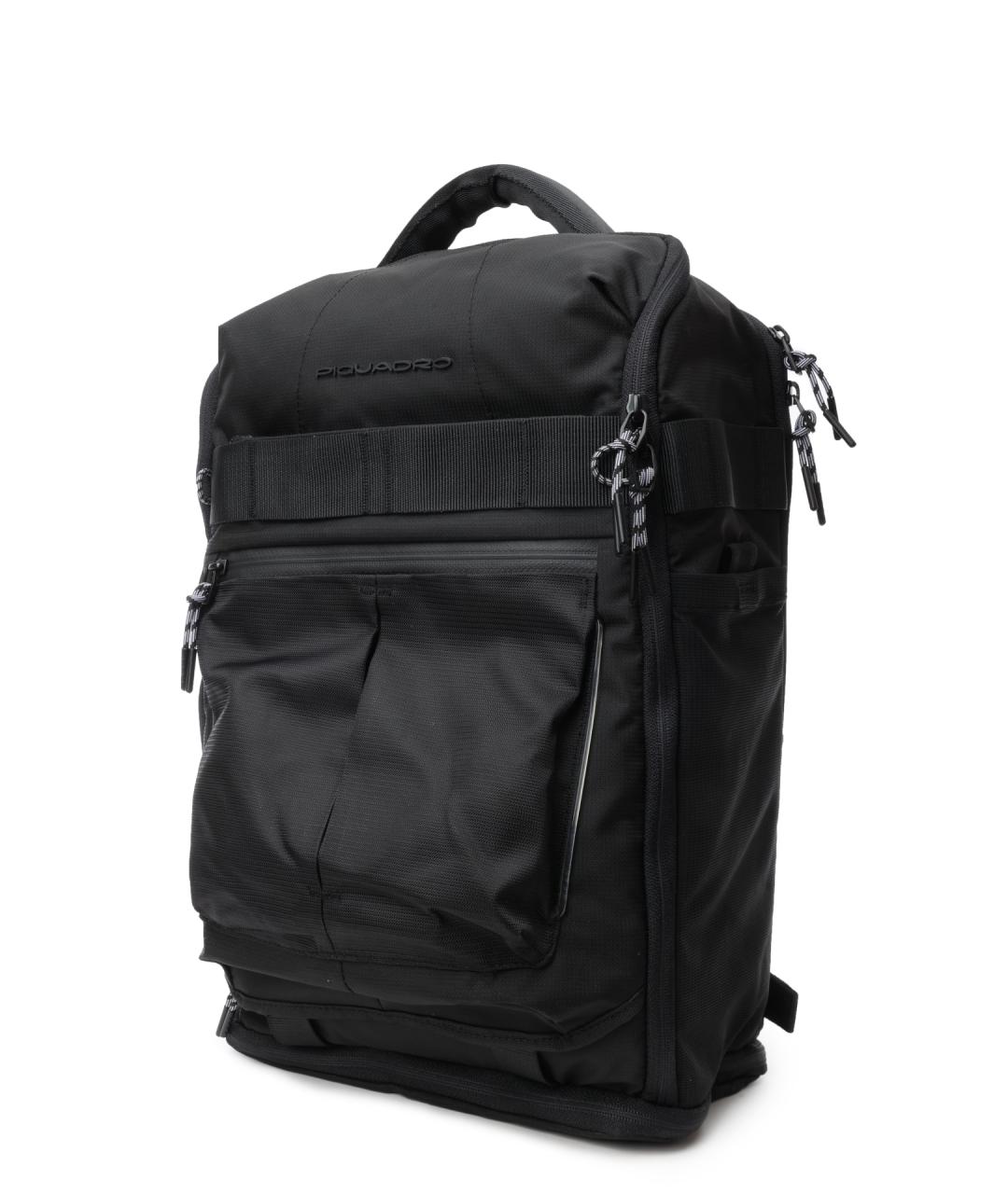 PIQUADRO Черный рюкзак, фото 2