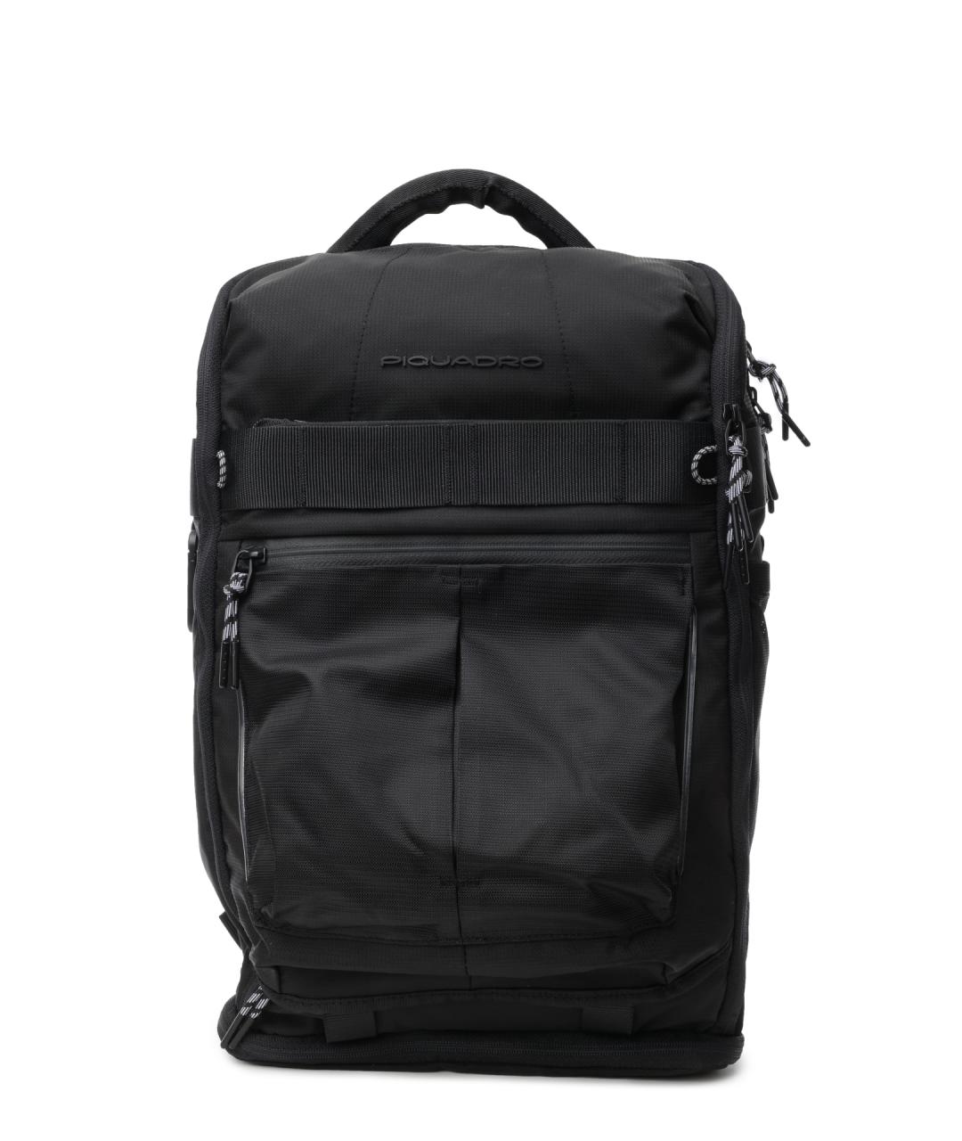 PIQUADRO Черный рюкзак, фото 1