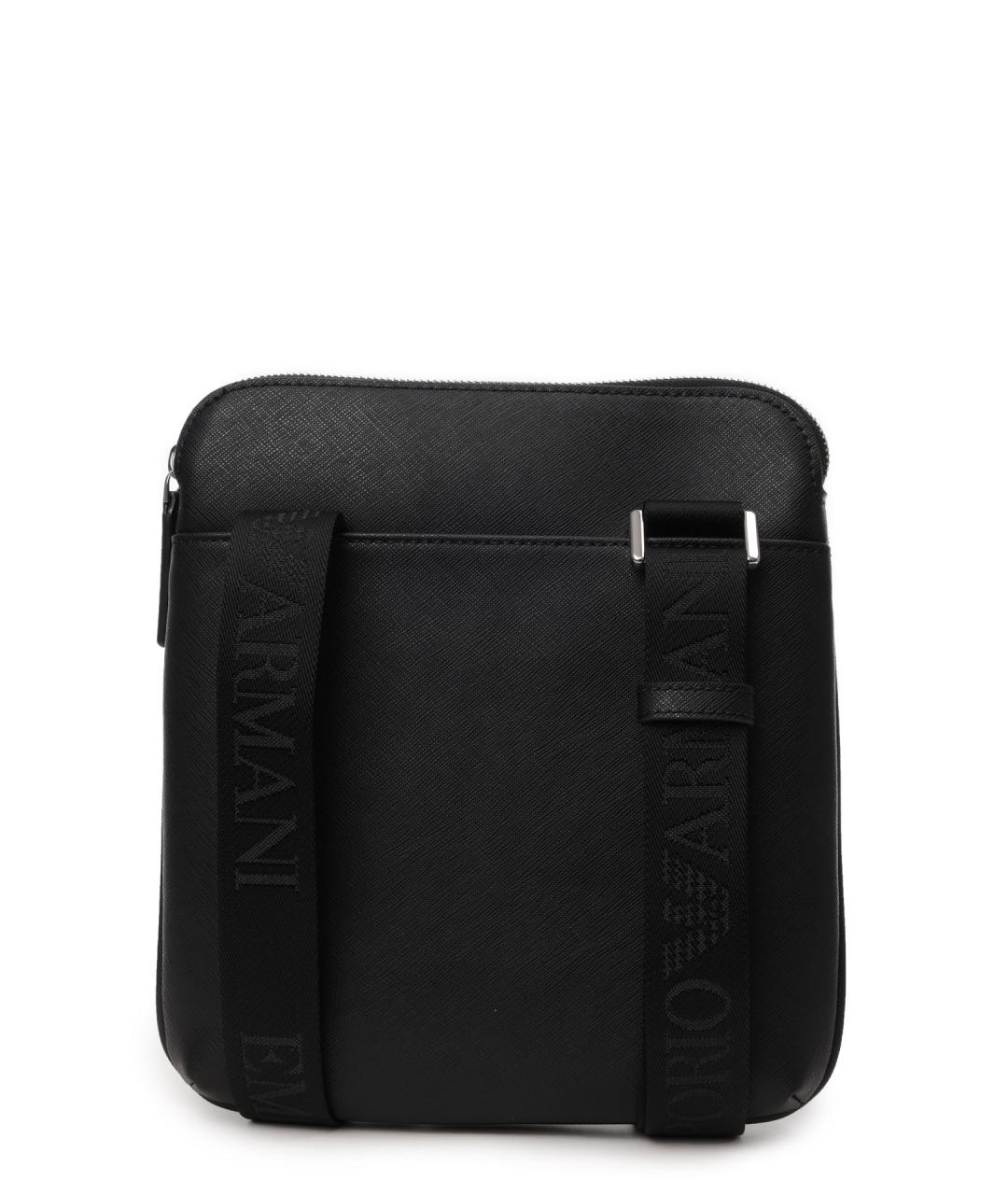 EMPORIO ARMANI Черная сумка на плечо, фото 4