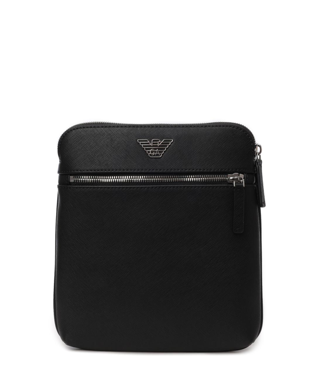 EMPORIO ARMANI Черная сумка на плечо, фото 1