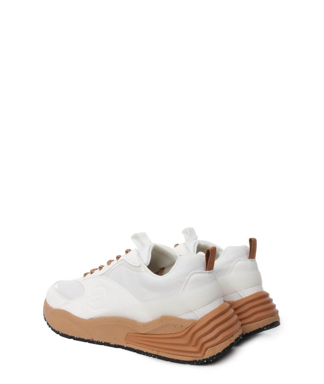 PIQUADRO Белые текстильные низкие кроссовки / кеды, фото 3