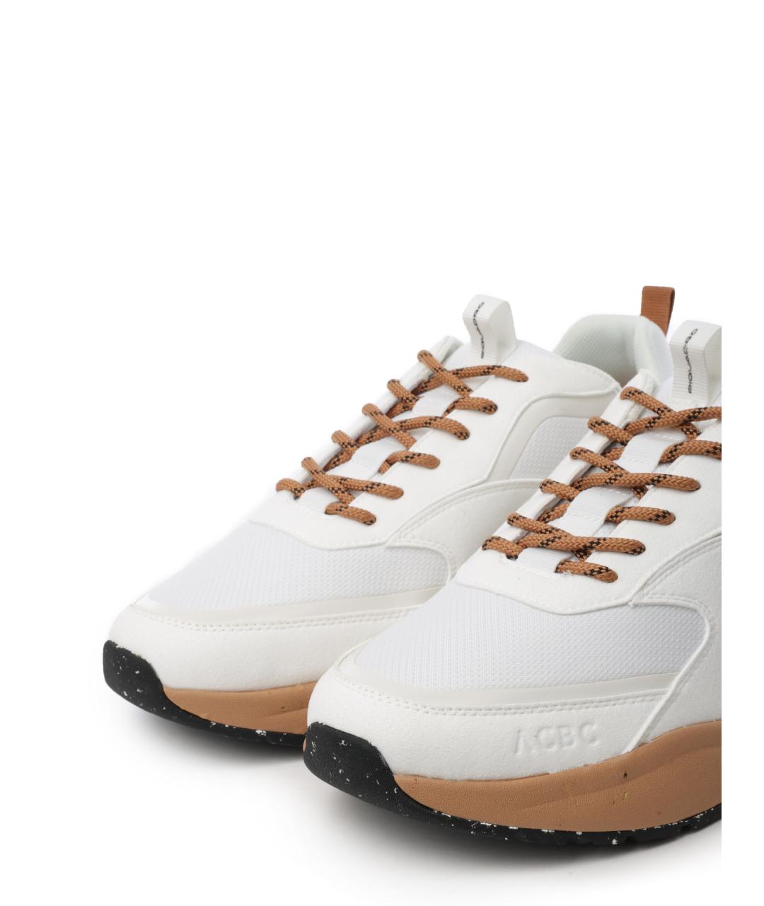 PIQUADRO Белые текстильные низкие кроссовки / кеды, фото 6