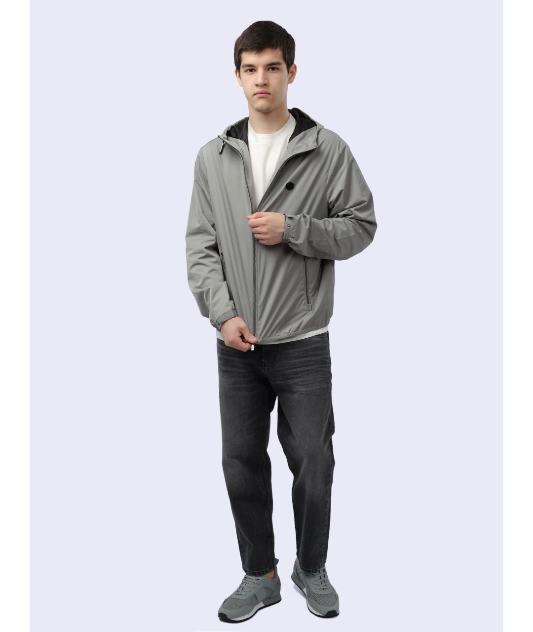 EMPORIO ARMANI Серая куртка, фото 2