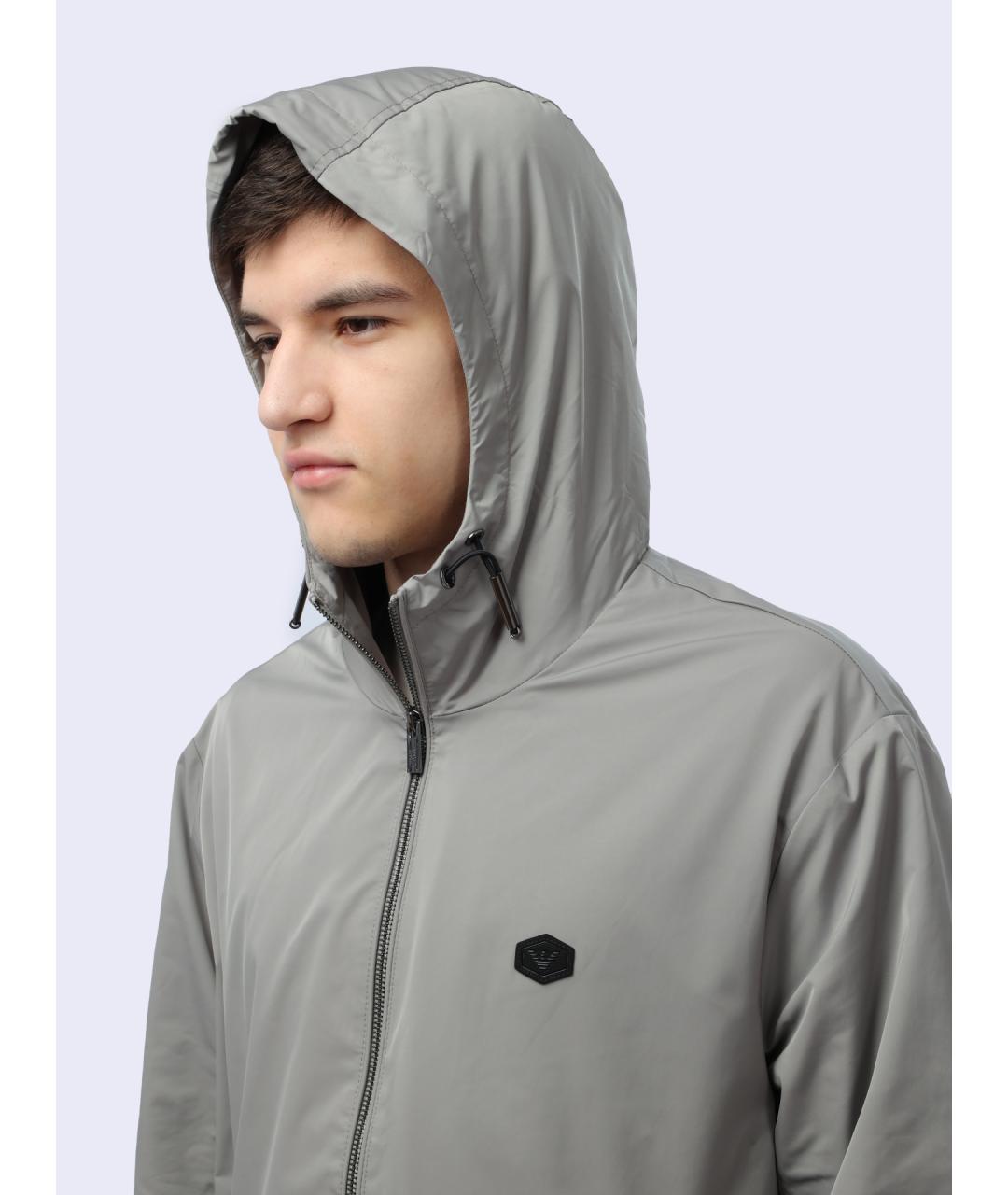 EMPORIO ARMANI Серая куртка, фото 7